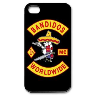 BANDIDOS MC WORLDWIDE Motorcycle Club iPhone 4 4S Hard Case Cover