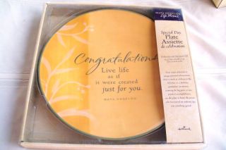 Maya Angelou SPECIAL DAY PLATE Life Mosaic Hallmark 2004  11 New in