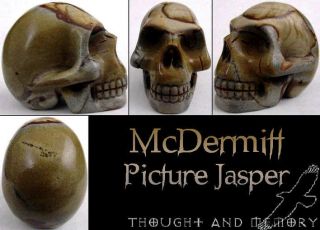 Disaster Peak Mcdermitt Picture Jasper Crystal Skull