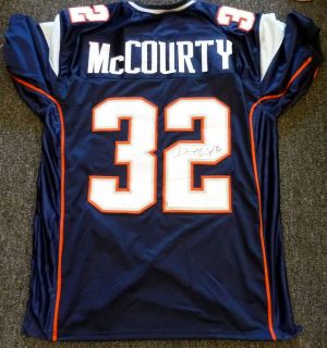 Devin McCourty Autographed New England Patriots Blue Jersey JSA