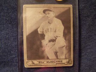 William Bill McKechnie 1940 Play Ball Card 153 in Screwdown Cincinnati