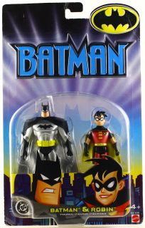 Batman Robin Animated Mattel 5 Action Figure 2 Pack