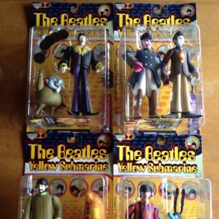 Beatles Yellow Submarine McFarland Figures SEALED Set of 4 Early Paul