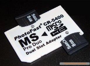 Slot Adapter Micro SD TF to MS Pro Duo to TF 4GB 8GB 16GB 32GB
