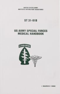 Books U s Army Special Forces Medical Handbook Paperback Book New 198
