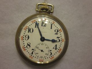 1906 MEDORA WATCH CO POCKETWATCH ROCKFORD FAKE 17 JEWEL SIZE 16  RUNS