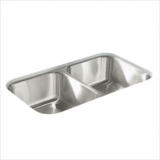 NEW MCALLISTER R11406 NA STAINLESS STEEL DOUBLE BOWL SINK FREE