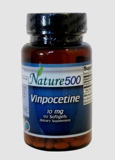 NATURE500 Vinpocetine 10mg Improve Memory Blood Circulation Vertigo