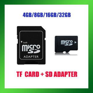 32GB MicroSD SDHC TF Flash Memory Card SD Card Reader Adapter
