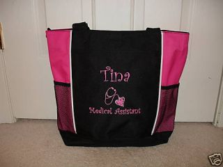 Tote Bag Personalized Medical Assistant Aide PT MA ERT