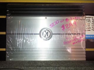 Memphis Power Reference Car Amplifier 500 Watts 1 Ohm 500 1