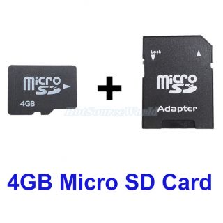  4GB Micro SDHC Card Class4 TF Card 4 GB Flash Memory Card SD Adapter