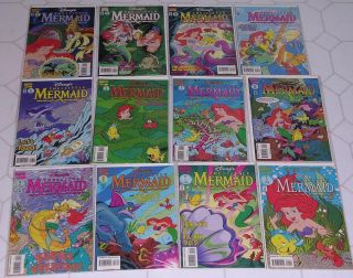 Walt Disney The Little Mermaid Comic Books 12 Issues