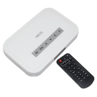 NBOX HD TV Digital Media Player RM RMVB DivX SD MMC USB Disk HD Remote