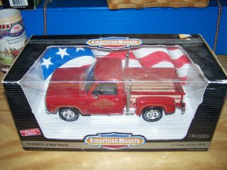 18 Scale Ertl American Muscle 1978 Dodge Lil Red Express Truck