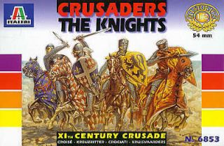 ITA6853 Crusaders The Knight Figures Mounted on Horses