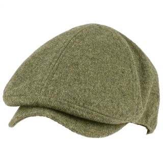 Mens Winter Wool Snap Open Duck Bill Curved Ivy Cabby Driver Hat Cap
