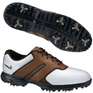 New Nike Mens Air Tour Saddle Golf Shoe 11 Medium White Brown Bronze