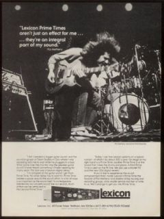 1982 Pat Metheny Photo Lexicon Prime Time Delay Ad