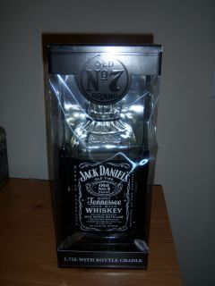 Jack Daniels Black Label 1 75 Liter Bottle with Cradle