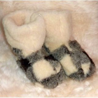 Mens 100 Pure Sheep Wool Merino Sheepskin Slipper Boots