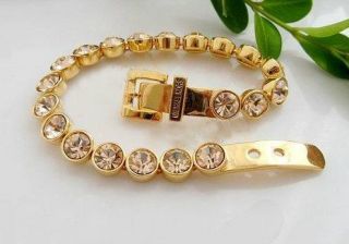 100 New Michael Kors Golden Crystal Belt MK Bracelet
