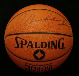 Michael Jordan Chicago Bulls Signed Autographed Basketball JSA COA