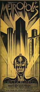 MetropolisHuge Beautiful Art Deco Movie Poster Print