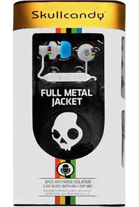 Skullcandy FMJ Full Metal Jacket Vintage Road In Ear Headphones w/ In