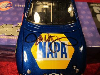Driver Signed 2002 15 Michael Waltrip Napa Monte Carlo NASCAR Action