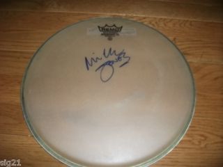 Mick Jones Foreigner Clash Signed Remo 12 Drumhead
