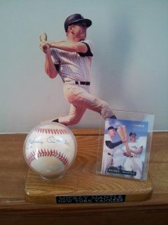 Mickey Mantle Autographed Baseball Display