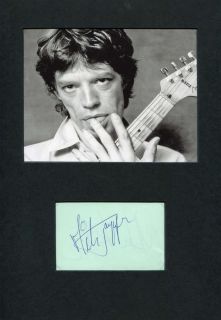 Mick Jagger Authentic Autograph Signed Album Page