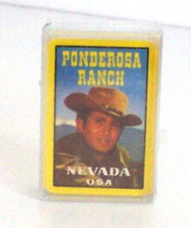 1970s MICHAEL LANDON PONDEROSA RANCH MINI PLAYING CARDS BONANZA LITTLE