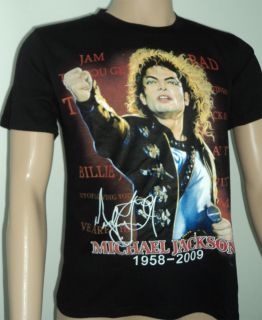Printing Pattern Michael Jackson Size M L XL 2XL 3XL Boy Man Mens