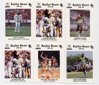 Michael Williams 1987 Baylor University Bears Hillcrest