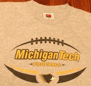 Michigan Tech Huskies Football NCAA Nike Discounted $12 Delivered T