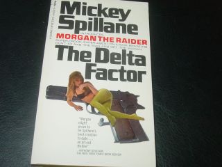 Morgan The Raider by Mickey Spillane 1968 Signed Copy