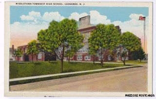 Middletown Township High School Leonardo NJ 1920S