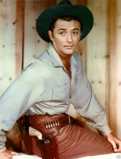Robert Mitchum Color Publicity Photo Hollywood 1940s Movie Star Actor