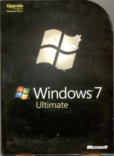 Microsoft Windows 7 Ultimate Upgrade Retail Box GLC 00184 882224885652