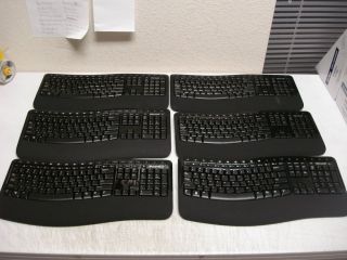 Microsoft 5000 CSD 00001 Wireless Comfort Desktop Keyboards as Is