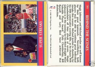 1990 91 Hoops Michael Jordan Magic Johnson