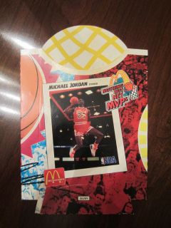 McDonalds Michael Jordan Fries Box 1988 Nothing But New MVPs New