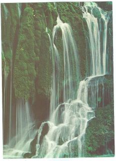  ISSUE POSTCARD MEA MIDDLE EAST AIRLINES WATER FALLS IN THE MOUNTAINS
