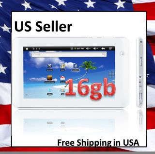US Seller 7 inch Tablet PC Titan Mid 16GB Android 4 0 Webcam Wi Fi