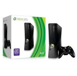 Microsoft Xbox 360 s Latest Model 4 GB Matte Black Console