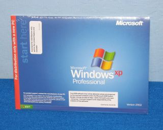 Microsoft Windows XP Professional Software MS XP PRO CD SP2 disc book