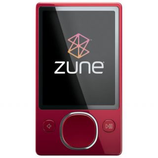 Microsoft Zune 120 Red 120 GB Digital Media Player