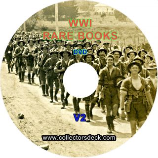 VIntage RARE World War 1 WW1 Books Military History Records etc DVD V2